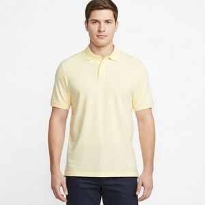 Norsport Cotton Short Sleeve Polo Shirt Yellow Size XL